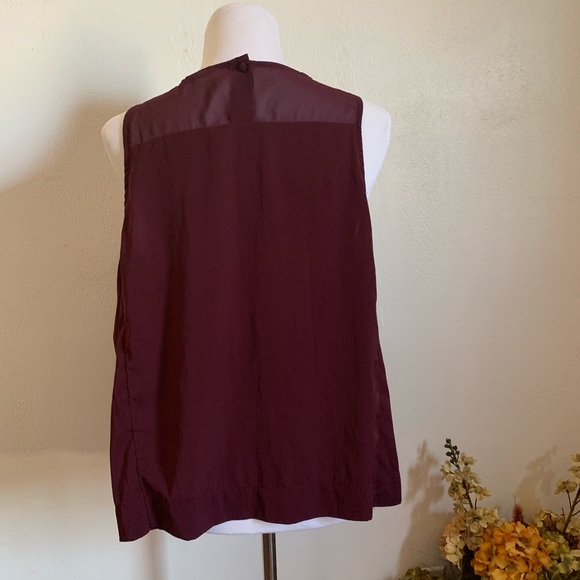 3/$15 American Eagle Outfitters Pleated Tank Top L - Picture 2 of 5